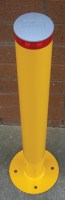 Other view of Bollard - Heavy-Duty - Round - Surface Mount - 165 mm x 1300 mm x 5 mm - Mild Steel - Yellow - C165SM - Barrier Group