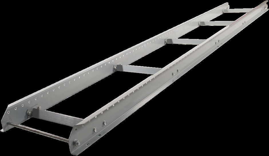 Other view of Conveyor Frame - Straight - Steel - Grey - 3000 mm x 450 mm - CFA3000X450A - EHI