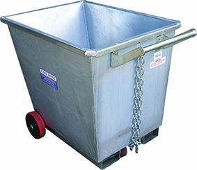 Other view of Forklift Tipping Bin - 0.50 m3 Volume - Zinc Plated - 924 mm x 1030 mm x 847 mm - 350 kg - CFS Series - East West Engineering