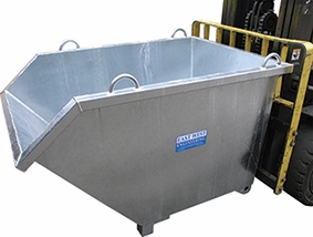 Other view of Self Dumping Bin - 1.85 m3 Volume - Zinc Plated - 1570 mm x 1310 mm x 1010 mm - 1500 kg - CSD Series - East West Engineering