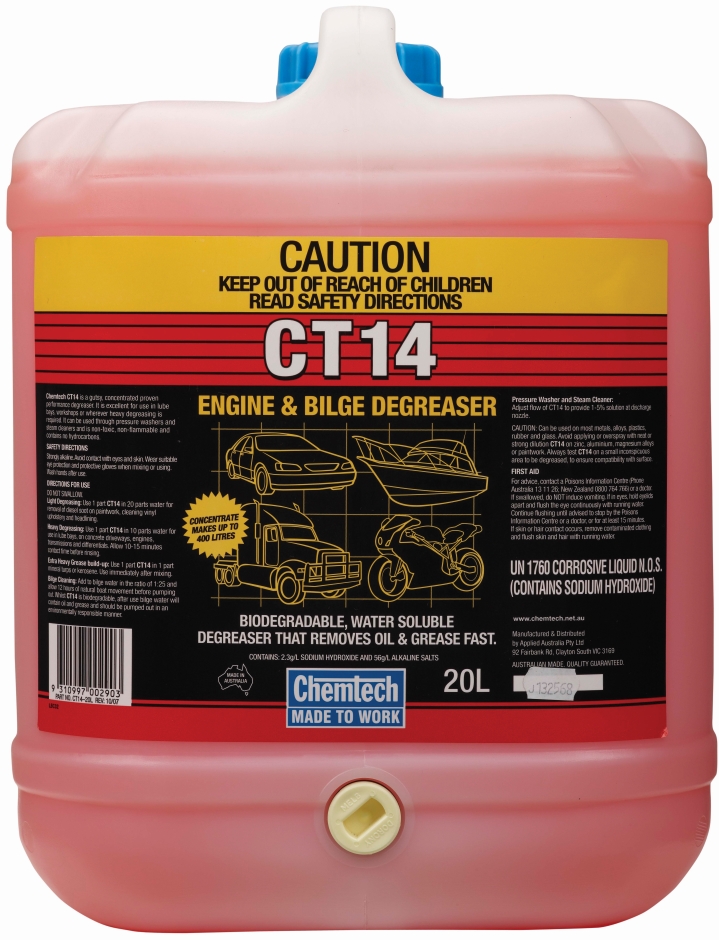 Other view of Engine and Bilge Degreaser - Salmon Pink - 5 L - CT14 Series - Chemtech