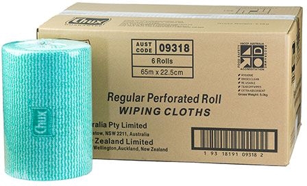 Other view of Regular Duty Wiping Cloth Roll - Green - 65 m x 22.5 cm - 6/Case - 9318 - Chux