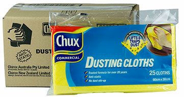 Other view of Dusting Cloth - Yellow - 60 x 30 cm - 25/Pack - 9752 - Chux