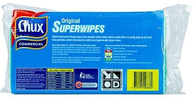 Other view of Regular Duty Wiping Cloth - Green - 60 x 45 cm - 20/Pack - 9886 - Superwipes® - Chux