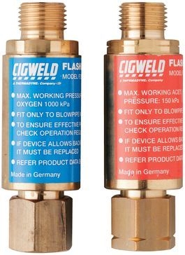 Other view of COMET Flashback Arrestor Set - Stainless Steel - 5/8-18 UNF - Fuel/Oxygen - F2B - 308891 - Cigweld