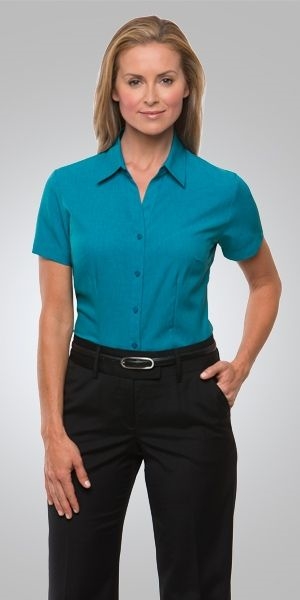 Other view of Ladies Shirt/Blouse – Polyester – Teal – 8 – 2146 – Ezylin® – City Collection