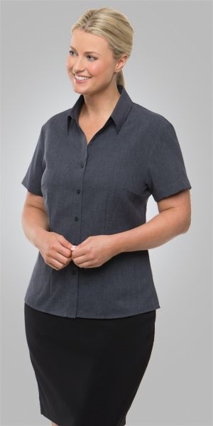 Other view of Ladies Shirt/Blouse – Polyester – Charcoal – 12 – 2146 – Ezylin® – City Collection