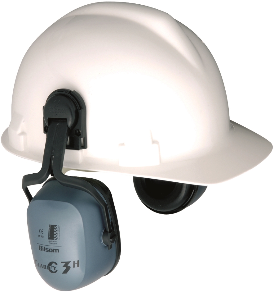 Other view of Earmuff - Helmet/Cap Attachable - Metallic Blue - 27 dB (Class 5) - Clarity® C3H - Howard Leight