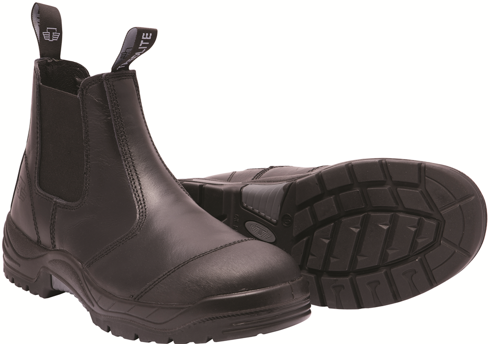 Other view of Safety Boots Elastic Sided & Pull On with Scuff Cap - Black - Size 6 - Tredlite Clyde