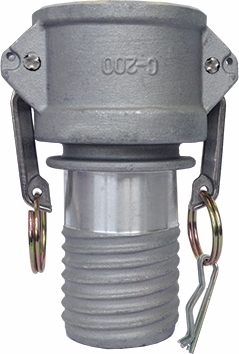 Other view of MCC Camlock Coupler/Hose Scrol - C-Type - Aluminium - 100mm - C400ACT