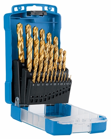 Other view of 25-Piece Jobber Drill Set - HSS - Metric - 1 to 13 mm x 0.5 mm rises - D103 - TiNite - Sutton Tools