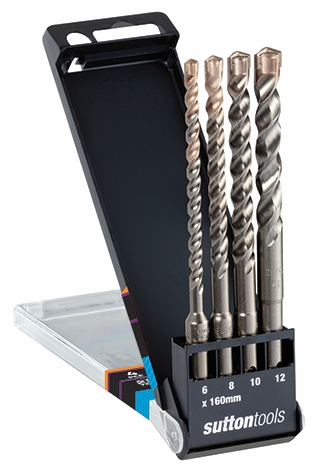 Other view of 5-Piece Masonry Drill Set - TCT - SDS Plus - Metric - 6 & 8 x 110 mm; 6, 8 & 10 x 160 mm - DD110 - Booster Plus - Diager