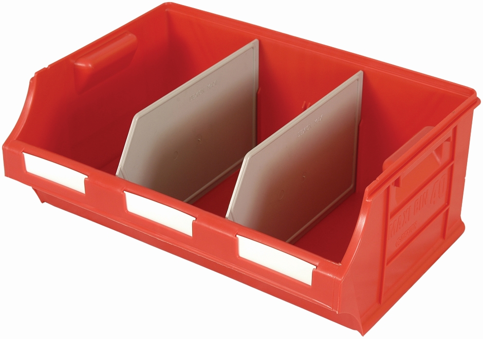 Other view of Bin Divider - Polypropylene - Grey - P40 - 80231 - Dexion