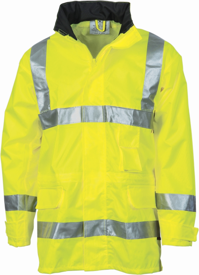 Other view of JACKET HI VIS DNC 3871 YELL R/TAPE XL