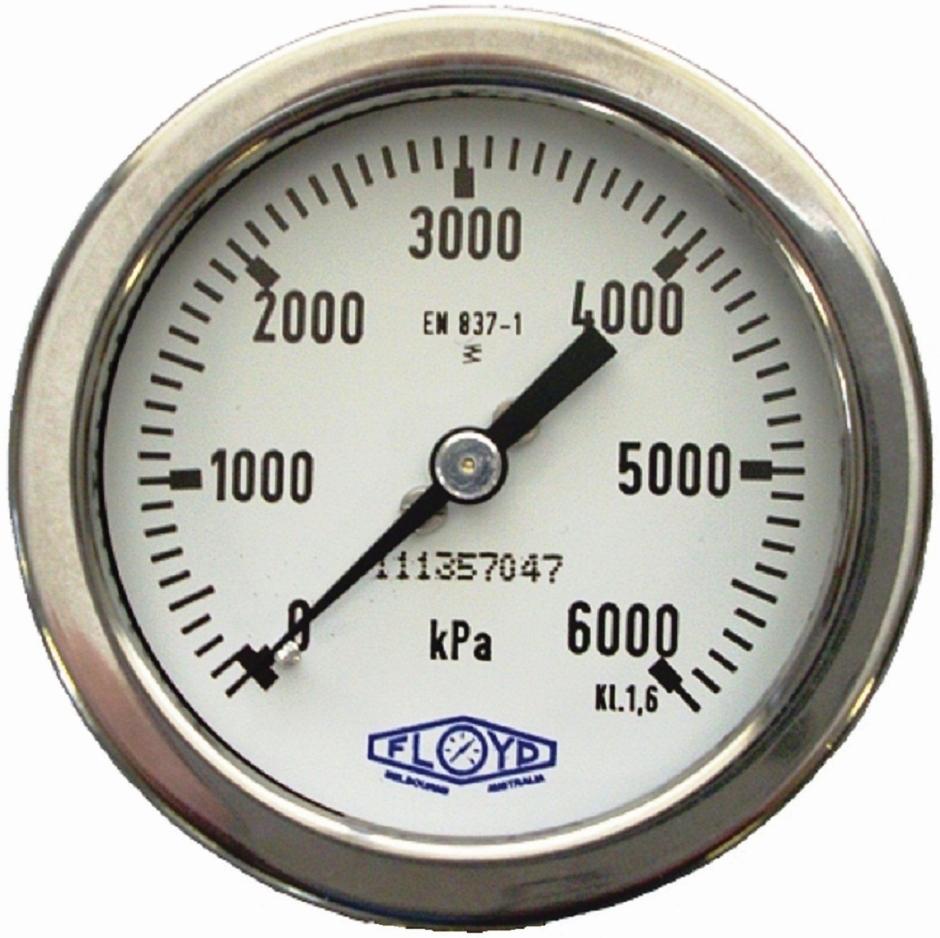 Other view of GAUGE DR O/F -100/900KPA NON OXY 63MM