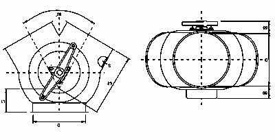 Other view of VALVE TROUSER DIVERTER DUCT 200MM ID