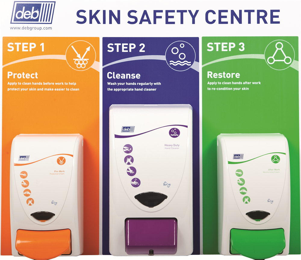 Other view of Skin Protection Centre - 3 Disposable Dispensers - SSCSML1 - DEB