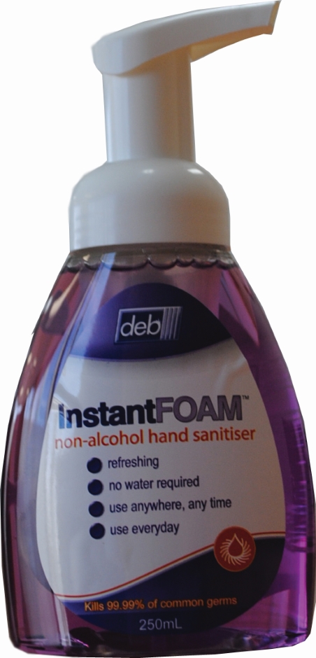 Other view of Hand Sanitiser - Purple - 250 ml - Bottle - 6255 - InstantFOAM® - Deb Stoko