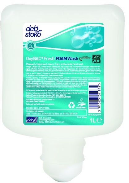 Other view of Anti-Bacterial Rich-Cream Hand Wash - 1 L - Cartridge - OXYFR1L - OxyBAC® - Deb Stoko