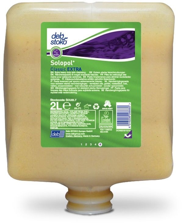 Other view of Super Heavy Duty Classic Extra Hand Cleanser - Light Beige - 4 L - Cartridge - SCU4LTR - Solopol® - Deb Stoko