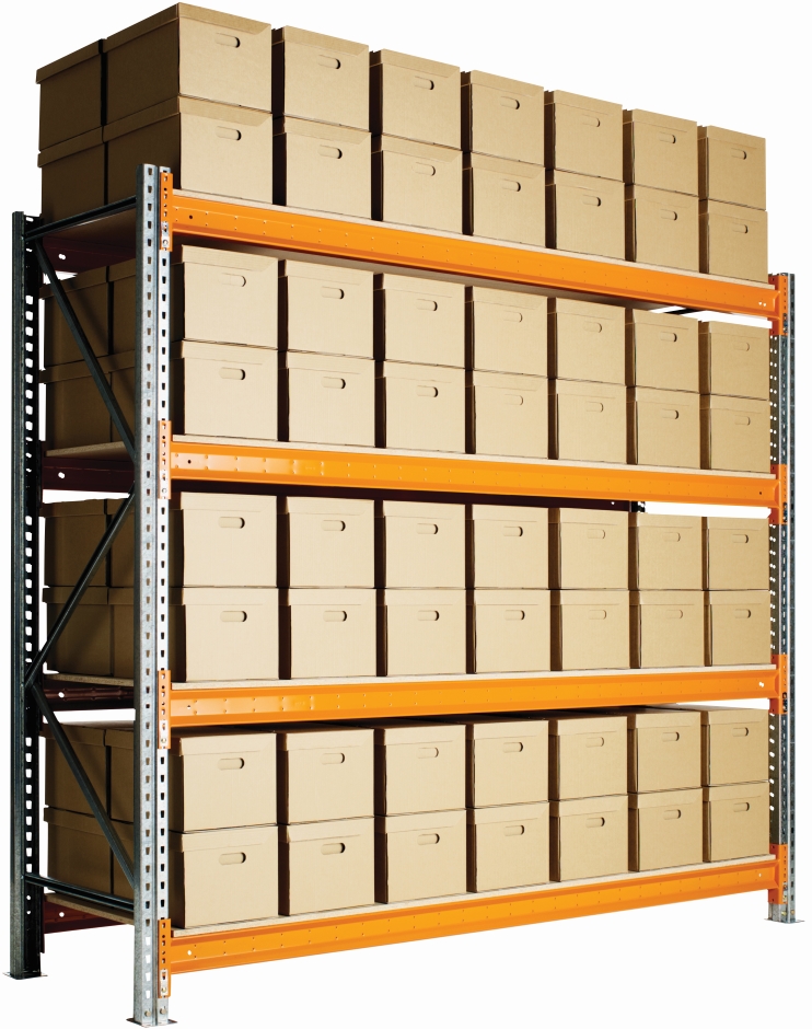 Other view of Box Beam For 8 Shelf Racks - Orange - 2600 mm x 90 mm x 40 mm - Speedlock - 7030523 - Speedlock® - Dexion