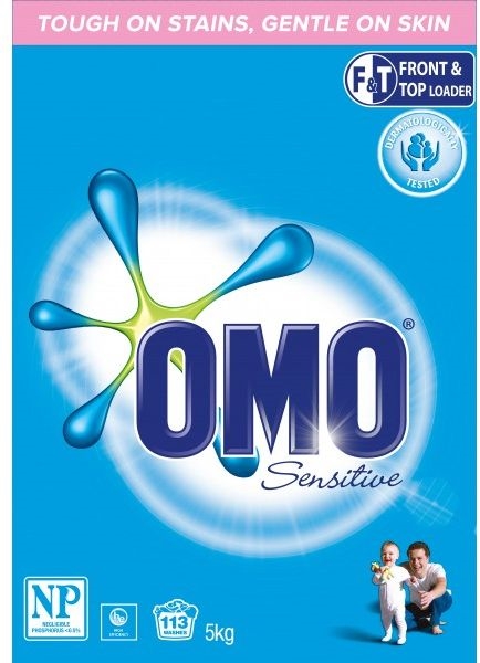 Other view of Front And Top Loader Sensitive Laundry Powder - 5 kg - Box - 67043462 - OMO - Diversey