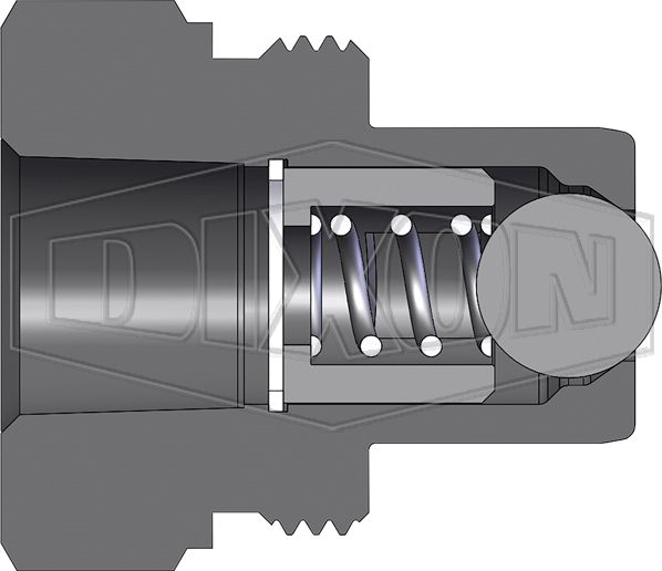 Other view of Dixon Enerpac Interchange Hydraulic Ball Plug - Steel - Series T - 3/8" FNPT - T3F3