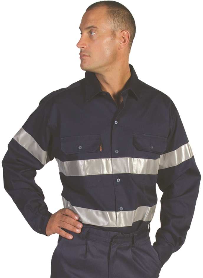 Other view of SHIRT HI VIS R/T DNC 3885 OR DRILL L