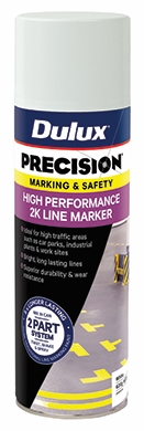 Other view of High Performance Line Marker Spray Paint - White - 600 gm - Aerosol Can - 32K - PRCISION - DULUX