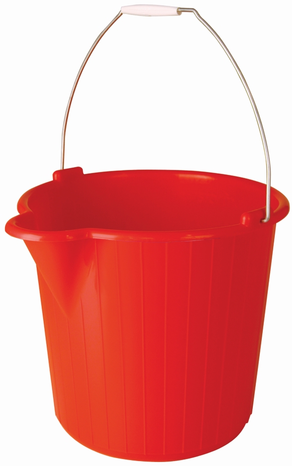 Other view of Super Bucket - Plastic - Red - 12 L - BK-012R - DuraClean® - Oates