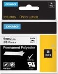 Other view of Industrial Permanent Polyester Label - Black On White - 18 ft x 3/8" - Dymo