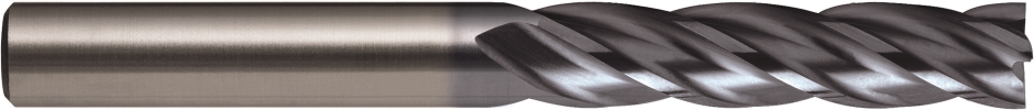 Other view of End Mill - Long - 4-Flute - Square End - HSS Co.8 - TiCN - 3 mm - R30 N - E128 - Sutton Tools