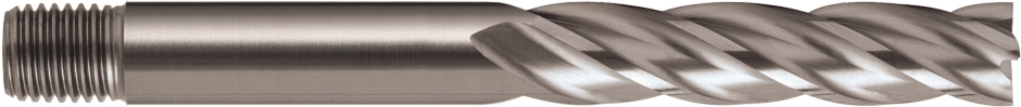 Other view of End Mill - Long - 4-Flute - Square End - HSS Co - Bright - 1" - R30 N - E131 - Sutton Tools