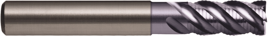 Other view of Roughing End Mill - Regular - 3-Flute - 45° Corner Chamfer - VHM Ultra - AlCrN - 4 mm - R45 UNI - E549 - Harmony - Sutton Tools