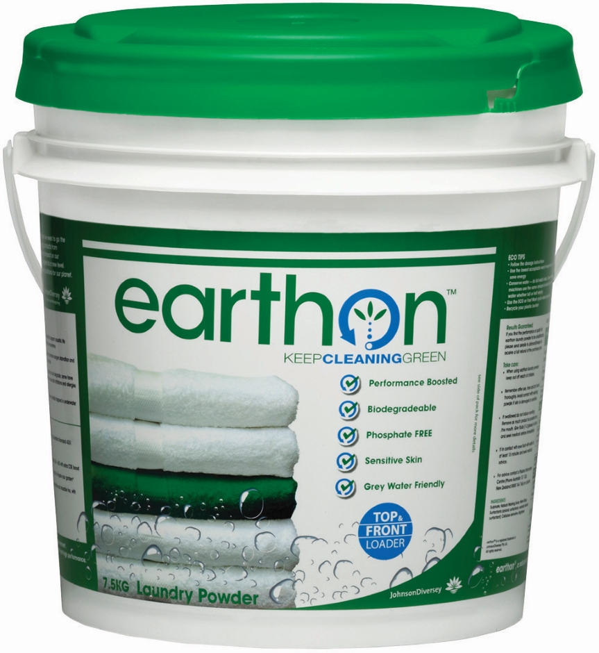 Other view of Front And Top Loader Laundry Powder - 7.5 kg - Bucket - Enzymes And Fresh - 5013134 - Earthon™ - Diversey