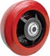 Other view of Wheel - 340 kg - Polyurethane - Red - 20 mm Precision Bearing - 125 mm - Easyroll - EHI