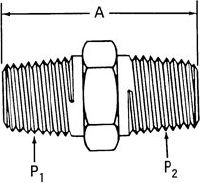 Other view of NIPPLE PIPE ERT NPT 2-2S 2083-2-2S