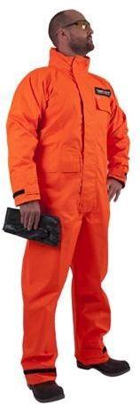 Other view of Chemical Splash Coverall - Chem-Tech FRAS - Fluoro Orange - 3X-Large - CTCA105 - Elliott