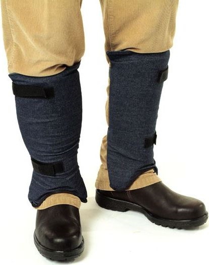 Other view of Brush Cutters Foam Lined Leg Protector – Denim Cotton – Navy Blue – Elliotts