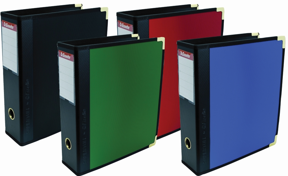 Other view of Lever Arch File - Supertuff - PVC - Black - 86 x 285 x 350 mm - Foolscap - 017909BLK - Esselte