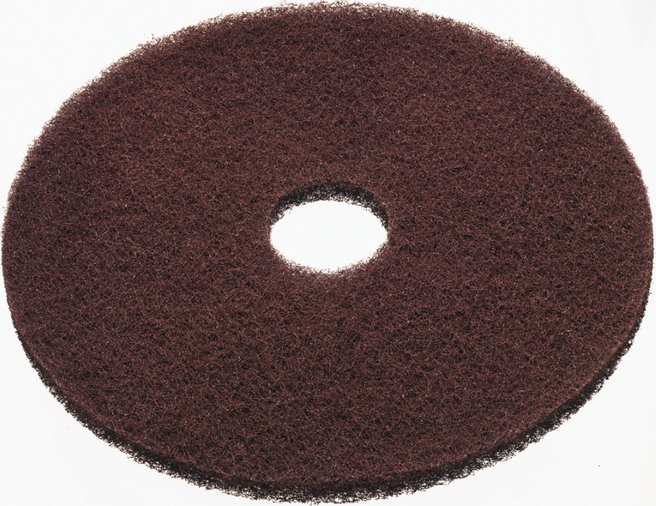 Other view of Low Speed Polishing Floor Pad - Nylon - Brown - 400 mm - FP537-40 - Floormaster™ - Oates