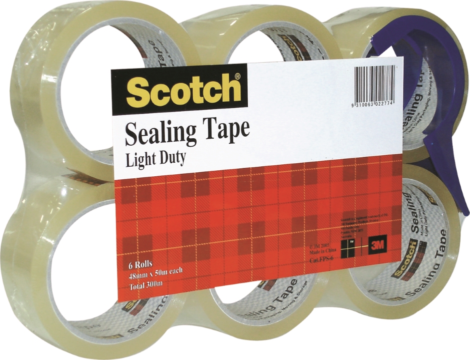 Other view of Sealing Tape - Polypropylene - Acrylic - Clear - 48 mm x 50 m - FPS-6 - Scotch® - 3M™