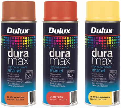 Other view of Enamel Spray Paint - High Performance - 340 g Aerosol - Gloss - Indian Red - 31DD1205-340G - DuraMax - Dulux