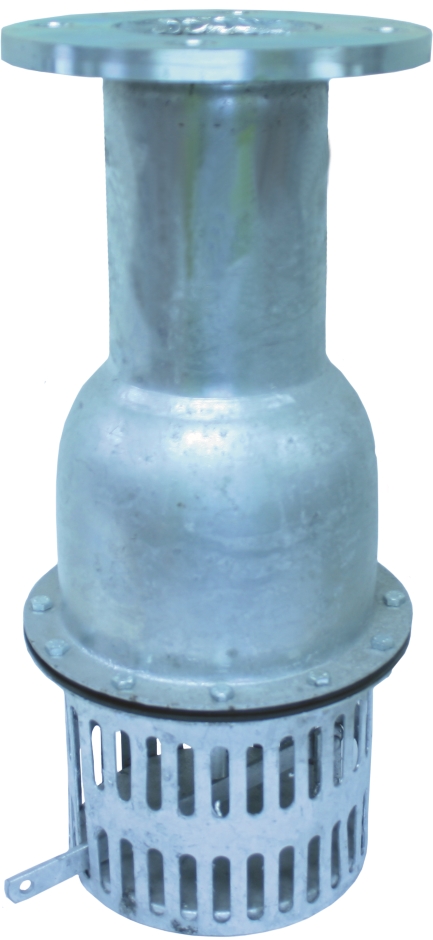 Other view of Foot Valve With Hosetail - Galvanised - 6" - 130150 - Dixon