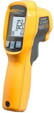 Other view of Fluke - FLU62MAX - Infrared Thermometer - Temp Range 30 °C to +500 °C