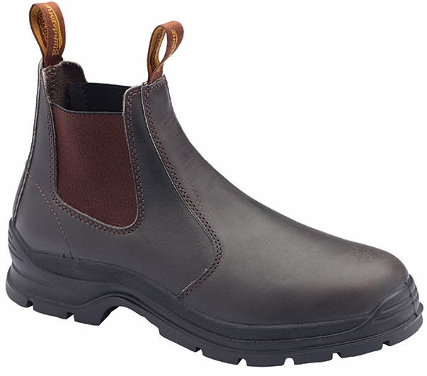 Other view of Men's/Women's Non-Safety Boots - Chelsea Cut - Elastic-Sided - Leather - Brown - Size 11 - Style 400 - Worklife - Blundstone