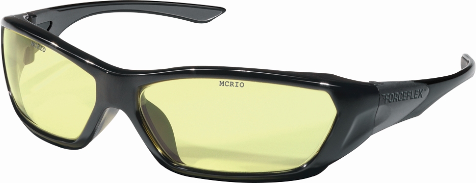 Other view of Safety Spectacles - TPU Black Frame - Polycarbonate Amber Lens - S/R - ASFF124 - ForceFlex™ - Prosafe