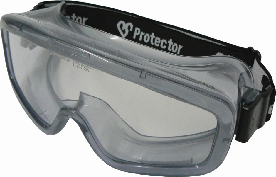 Other view of Ultra Wide Vision Chemical Goggles - Vented - Smoke PVC Frame - Smoke Polycarbonate Lens - A/F - GCV90:SM - Spectra Vu - Protector