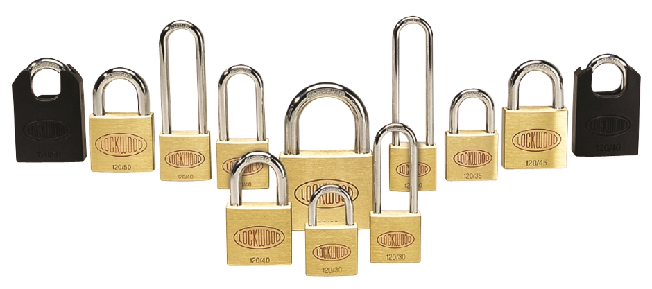 Other view of Assa Abloy - Padlock - 120N Series - High Security - Solid Brass - Case Shrouded Shackle - 35mm - Lockwood Assa Abloy