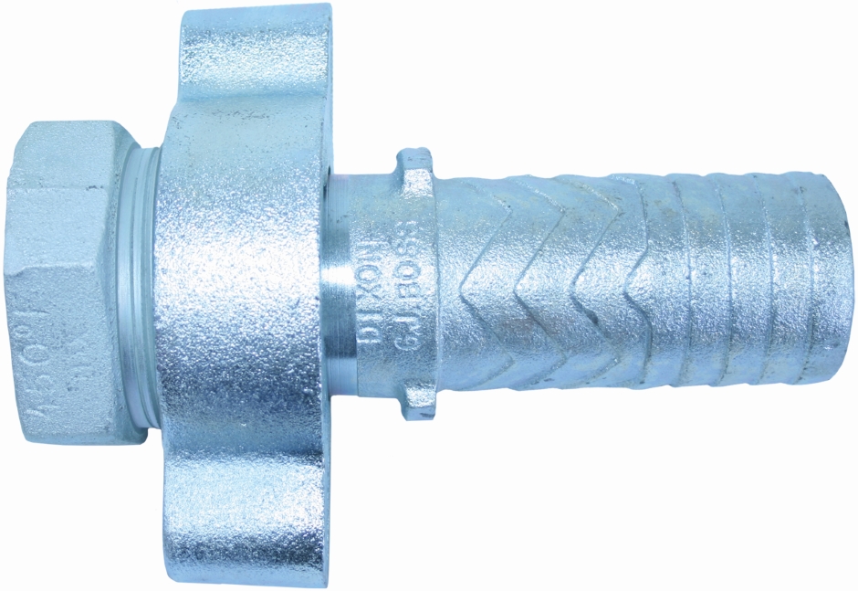 Other view of Dixon Boss™ Ground Joint Coupling With Female Spud - Plated Iron - Hose Shank x BSP - 4" - GF141A